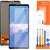 AGCUT Schermo LCD per Sony Xperia 10 III LCD Display per Sony Xperia 10 III SO-52B 6.0 Pollici Schermo di Ricambio Digitalizer Touch Screen Completo Assembly con Kit di Riparazione, Nero