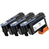 DFYOULMZ Compatibile con testina di stampa HP 72 C9380A C9383A C9384A for DesignJet T610 T770 T790 T795 T1100 T1120 T1200 T1300(1Set - 3 Pieces)