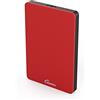 Sonnics 500GB Rosso hard disk esterno portatile USB 3.0 Super velocità di trasferimento per uso con Windows PC, Apple Mac, Xbox One e PS4