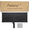 Pardarsey Tastiera per computer portatile/notebook, ricambio tedesco QWERTZ, compatibile con MacBook Air 13 pollici A1369 A1466 Series 2011 2012 2013 2014 2015 (tastiera tedesca)