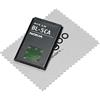 mungoo mach mal anders ... Batteria per Nokia BL-5CA originale per Nokia 1110, 1111, 1112, 1200, 1208, 1209, 1680C Liion con panno mungoo