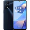 OPPO A16s Smartphone 64GB, 4 GB RAM, Dual SIM, Ricarica Rapida 10 W - Nero - Vdf Libero