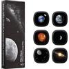 Ainael Galaxy Dischi per proiettore - Diapositive Ultra HD compatibile con il proiettore Ainael Galaxy e i modelli SKE-TKQ01 & BL-DQY02 (Pro Version) - Set da 6 dischi (Moon)