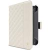 Belkin F7N040VFC01 Custodia per Apple iPad mini, Ecopelle Trapuntata, Bianco