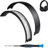SOPROM Fascia di ricambio compatibile con cuffie Beats Studio 2 & Studio 3 Wired &Wireless Headphones(Studio 3-Nero opaco)