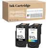 RSENSO PG-512XL CL-513XL Cartuccia D'inchiostro Compatibile Per Canon IP2700 IP2702 MP230 MP235 MP240 MP250 MP272 MP280 MP282 MP490 MP499 MX320 MX330 MX410 MX420 Stampante