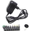 CubePlug Netzteil 12 V 3 A AC/DC Adapter 3 V 4,5 V 5 V 6 V 7,5 V 9 V 12 V 1 A mit 5,5 x 2,1 mm Stecker mit 8 DC Steckern - For CCTV Kameras, DVRs, NVR Systeme - Überlastschutz, breiter 10 240 V Eingang 9]