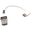 SYSTEM-S - Connettore angolare USB 3.1 Tipo C 90° a USB 2.0 A, 10 cm