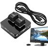 Generico Copia e incolla tastiera a 2 tasti - Mini tastiera USB con tasti copia e incolla - Tastiera mini USB retroilluminata RGB con ergonomia universale, adatta ai viaggi e alla scuola