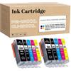 RSENSO Cartuccia D'inchiostro PGI-280 CLI-281 XXL Compatibile Per TS702 TR7520 TR8520 TR8620 TS6120 TS6220 TS6320 TS8120 TS8220 TS8320 TS9120 TS9520 TS9521C 10Pack