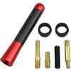 Generico Sostituzione antenna per auto,Antenna per autoradio - Kit antenna automobilistica corta in metallo in fibra di carbonio - Antenna automatica generale del segnale radio da 8 cm con filo di alluminio pe