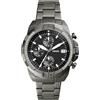 Fossil Bronson Watch for Men, Quartz Chronograph movement with Leather or Stainless steel Strap