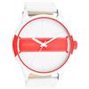 Oozoo Timepieces C11230_C11234_Parent Orologio da uomo | Orologio da polso da uomo di alta qualità | Orologio analogico da uomo, bianco/rosso