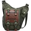 KAUKKO Tela - Tasca sul petto per uomo e donna - Borsa a tracolla, Verde Jnl-Fh-08, Taille unique, Zaino daypack