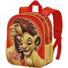 Disney Il Re Leone King-Zaino 3D Piccolo, Arancione, 26 x 31 cm, Capacità 8.5 L