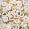 peixin 20 pezzi ciondolo in lega con ciondolo rotondo a forma di cuore d'amore multicolore per collana, braccialetto, portachiavi, gioielli fai da te, accessori per forniture