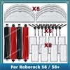 OSSIEAO Compatibile per Roborock S8 / S8 Plus Pezzi di ricambio di ricambio Rullo Spazzola laterale principale Filtro Hepa Mop Panno Sacchetto per la polvere Accessori