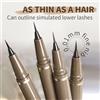 MAXFINE Penna per eyeliner liscia molto fine Penna per eyeliner impermeabile ad asciugatura rapida a lunga azione adatta per regali di festa per ragazze principianti