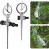 NONE 1/2 ''zinco metallo testa di farfalla irrigazione Sprinkler 360 gradi rotativo giardino prato campo paesaggio serra Spray accessori