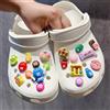 NONE Set completo di ciondoli per scarpe con foro fai-da-te di vendita calda per ciondoli fatti a mano di simpatico cartone animato, decorazione per scarpe da giardino di qualità, regalo per ragazza