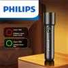 Philips 2024 Nuova torcia portatile EDC Torce LED ricaricabili per l'autodifesa personale da campeggio Escursionismo