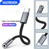 Maerknon Cavo adattatore audio da tipo C a 3,5 mm Adattatore jack per cuffie femmina da USB C a 3,5 mm per iPhone 16 15 Decodificatore digitale DAC Samsung