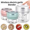 NONE 100ML/250ML Elettrico Tritacarne Aglio Chopper Ruota Aglio Presse Frantoio Verdura Cipolla Cutter Cucina Accessori Da Cucina