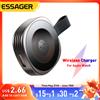 Essager Caricabatterie wireless magnetico per Apple Watch 9 8 7 6 5 4 3 SE Stazione di ricarica ultra veloce Caricatore portatile per orologio a doppia porta