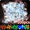 NONE 100/10 Pz Mini LED Palloncino Luce Colorata Lampeggiante Luminoso Tumbler Palla Lampada Lanterna Luce Di Natale Decorazioni Della Festa Nuziale