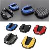 DUOBEISI Universale Scooter Moto Bici Cavalletto Prolunga Piede Cavalletto Laterale Estensione Pad Piastra di Supporto Base Ingrandita Antiscivolo