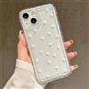 NONE Custodia per telefono trasparente bianca piccolo amore per iPhone 17 Air 16 14 13 12 11 Pro Max 7 8 Plus Cover per custodie iPhone 16E 15 Pro