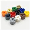NONE Lotto 3941 Rotondo 2x2 con Foro per Asse Building Block Giocattolo Compatibile Accessori Classici Costruzione FAI DA TE MOC Regalo ad alta tecnologia
