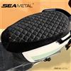 NONE SEAMETAL Coprisedile per moto Coprisedili caldi invernali Tappetini per sedili in velluto addensato Accessorio per cuscino per sedile per bici elettrica per moto