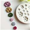 NONE 1pc fiore stampo in silicone bouquet argilla polimerica fiore stampo per colata per pendenti orecchino fai da te creazione di stampi artigianali in argilla polimerica fai da te