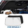 NONE Parabrezza Parasole Visiera per auto Finestra anteriore parasole Parasole Copertura per Renault Megane Clio Espace Arkana Captur Auto Visiera parasole