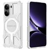 DIXSG BIBERCAS Armor Custodia magnetica trasparente per Xiaomi Redmi Turbo 4 Poco X7 Pro 5G Magsafe Cover posteriore per telefono con ricarica wireless