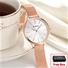 CURREN Orologio di lusso da donna originale quadrante opaco movimento al quarzo giapponese cinturino in maglia di acciaio inossidabile con scatola