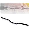 NONE Manubrio per bici da strada Barra alta premium Morsetto da 25,4 mm Barre rialzate per bicicletta con presa di ricambio per mountain bike Accessori per ciclismo