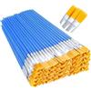 NONE Set di pennelli per pittura da 50 pezzi Pennello per capelli in nylon con capelli piatti rotondi artistici per acquerello acrilico ad olio per bambini/artisti/apprendenti/studenti