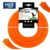 NONE Filo per Decespugliatore a Forma di Stella TSES 1.6mm~4.0mm, Corda per Decespugliatore, Filo Pentagonale per Tagliaerba, Filo Universale in Nylon Premium