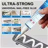 LOOLIFL Colla sigillante multiuso, sigillante ad asciugatura rapida, ultra resistente, adesivo senza chiodi, per vetro, piastrelle, metallo, incollaggio universale