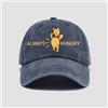 Potdemiel Cappello Casual Winnie the Pooh, Simpatico Cappellino da Baseball con Personaggio Anime, Cappello da Sole Traspirante, Berretto con Visiera Regolabile Unisex, Regalo per Bambini