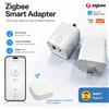 coolo Adattatore USB Tuya Zigbee, Presa Interruttore a Tipo C, Adattatore di Alimentazione USB A, Connettore Splitter per App Smart Life Z2M