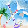 NONE Pistola ad Acqua a Spruzzo Effetto Fuochi d'Artificio con Funzione Pull-Back, Giochi Acquatici per Esterni, Piscina e Giardino, Giocattoli Interattivi Estivi per Bambini