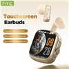 HTC Auricolari Traduttori AI HTC NE72 TWS Open-Ear, Traduzione in Tempo Reale in 135+ Lingue, Cuffie Wireless Bluetooth 6.0