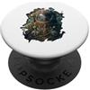 PM-Artistic Un alieno sulla terra PopSockets PopGrip Adesivo