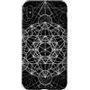 Sacred Geometry Mandala Clothing Custodia per iPhone XS Max Geometria sacra Metatrons Cube Dot lavoro