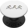 Funny Jogging Dog Lover Runner Sarcasm G Divertente corsa per cani Australian Shepherd Runner PopSockets PopGrip Adesivo