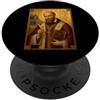 Icona di San Francesco di Sales Elegante icona cattolica di San Francesco di Sales PopSockets PopGrip Adesivo