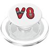 Mark Ewbie Petrolhead V8 Appassionato di auto PopSockets PopGrip per MagSafe